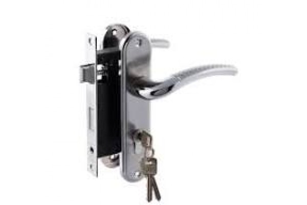 FZB Ручка-Защёлка Межкомнатная WC 50mm 15-84 "крыло" (хром, золото)