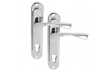 Ручка на планке USK 85.0323 BN (форма ручки крыло) A-85/40-012 Никель