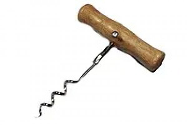 Штопор із дерев'яною ручкою 9.7см