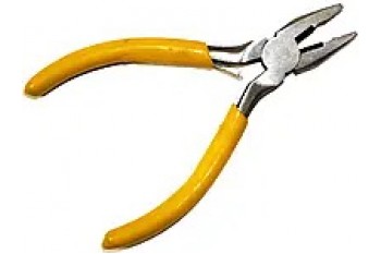 Пасатижі/плоскогубці металеві з прогумованими ручками 12см