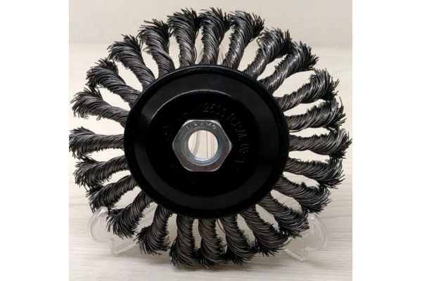 Щітка конусна плетена пров. 125 мм MERCURY (ящ.60)