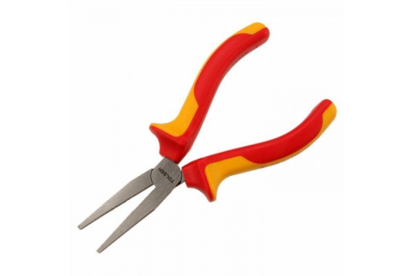 Плоскогубці прямі діелектричні VDE 160 мм Толсен Premium