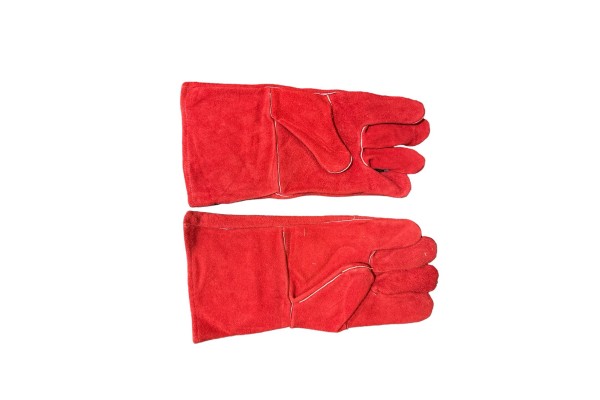 Рукавички крага ЧЕРВОНА для зварювання