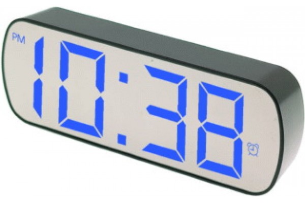 Годинник електр. VST-895Y-5 (синє підсвічування, від мережі та від батарейок) (8)