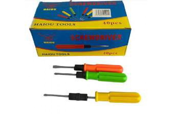 Викрутка №CD-2-3 (№А2) 2стор с магн разм. 3" з пласт руч   40шт./уп.  14,5см (800) (0)