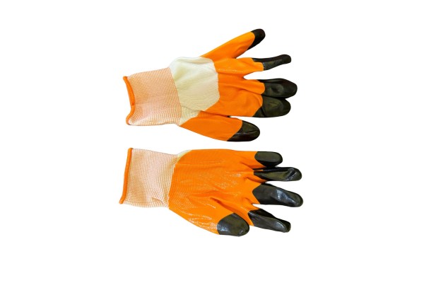 Рукавички прогумовані "Чорний палець"(1/12)