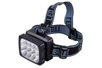 Фонарь налобный Luxury 1837-12LED, 3Y 220V.встроенный аккумулятор