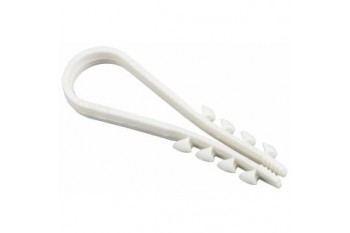 Дюбель-хомут «Ялинка» круглий Ø 10 білий ZIPLEX (100шт в уп/100уп в ящ)