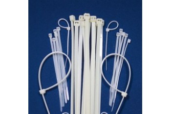 Кабельна стяжка 3х100 біла ZIPLEX (100шт в уп/300уп в ящ)