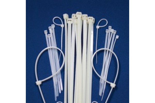 Кабельна стяжка 3х150 біла ZIPLEX (100шт в уп/200уп в ящ)