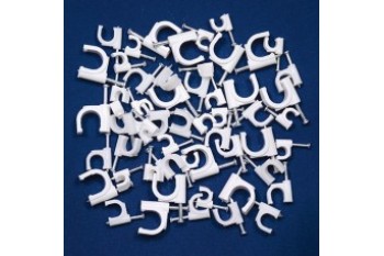 Кліпса для круглих проводів  Ø5 (100шт в уп/180уп в ящ)