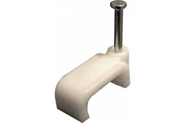 Кліпса для плоских проводів  5x3 (100шт в уп/200уп в ящ)