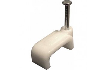 Кліпса для плоских проводів  6x4 (100шт в уп/150уп в ящ)