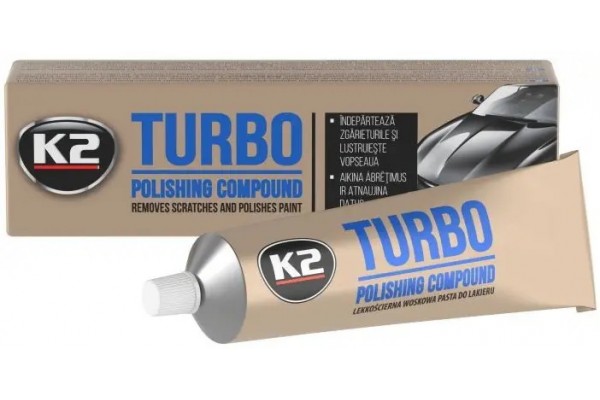 K2 TURBO TEMPO Воскова паста для полір. кузова 120гр.  art EK0010