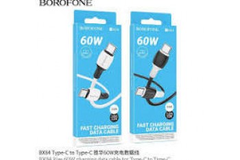 USB Кабель Borofone BX84 Type-C - Type-C 60W (черный)