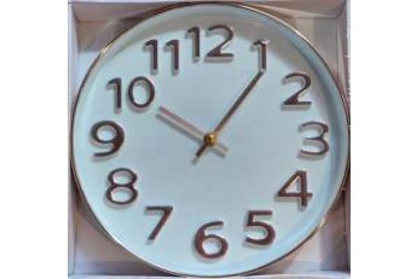 Годинник настінний Elisey  043, коло мідний  (300x40мм) (0)