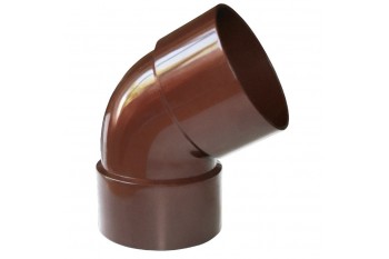 Коліно дворозтрубне Profil 100 коричневе