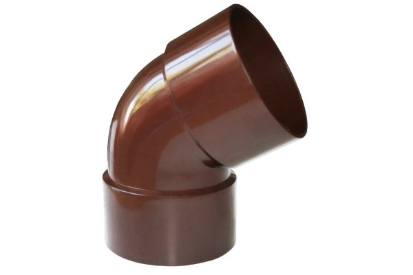 Коліно дворозтрубне Profil 100 коричневе