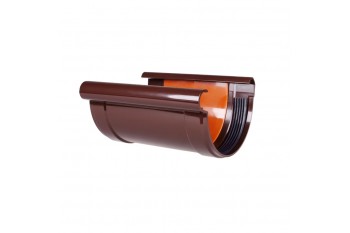 З`єднувач ринви Profil 130 коричневий