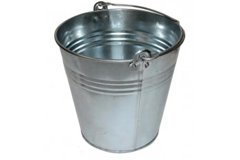 Відро оцинковане 10 л (двошовне)